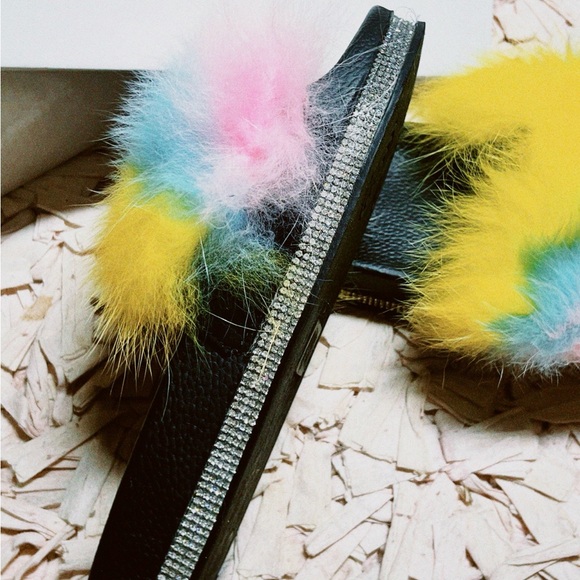 Mata Tie-dye Bling Slides - Picture 3 of 8